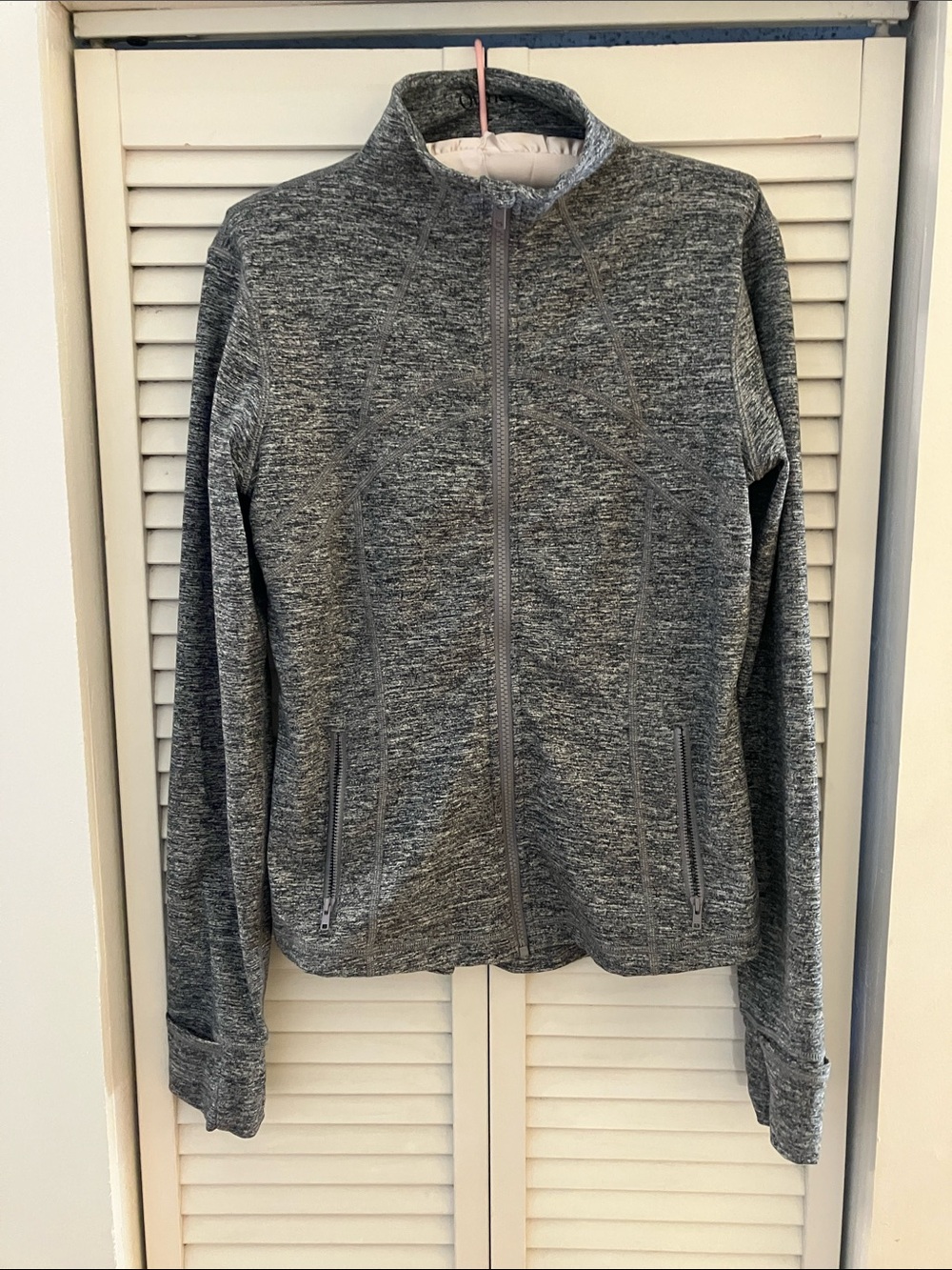 Quince Ultra Soft Performance Jacket in Heather Gray Size Large